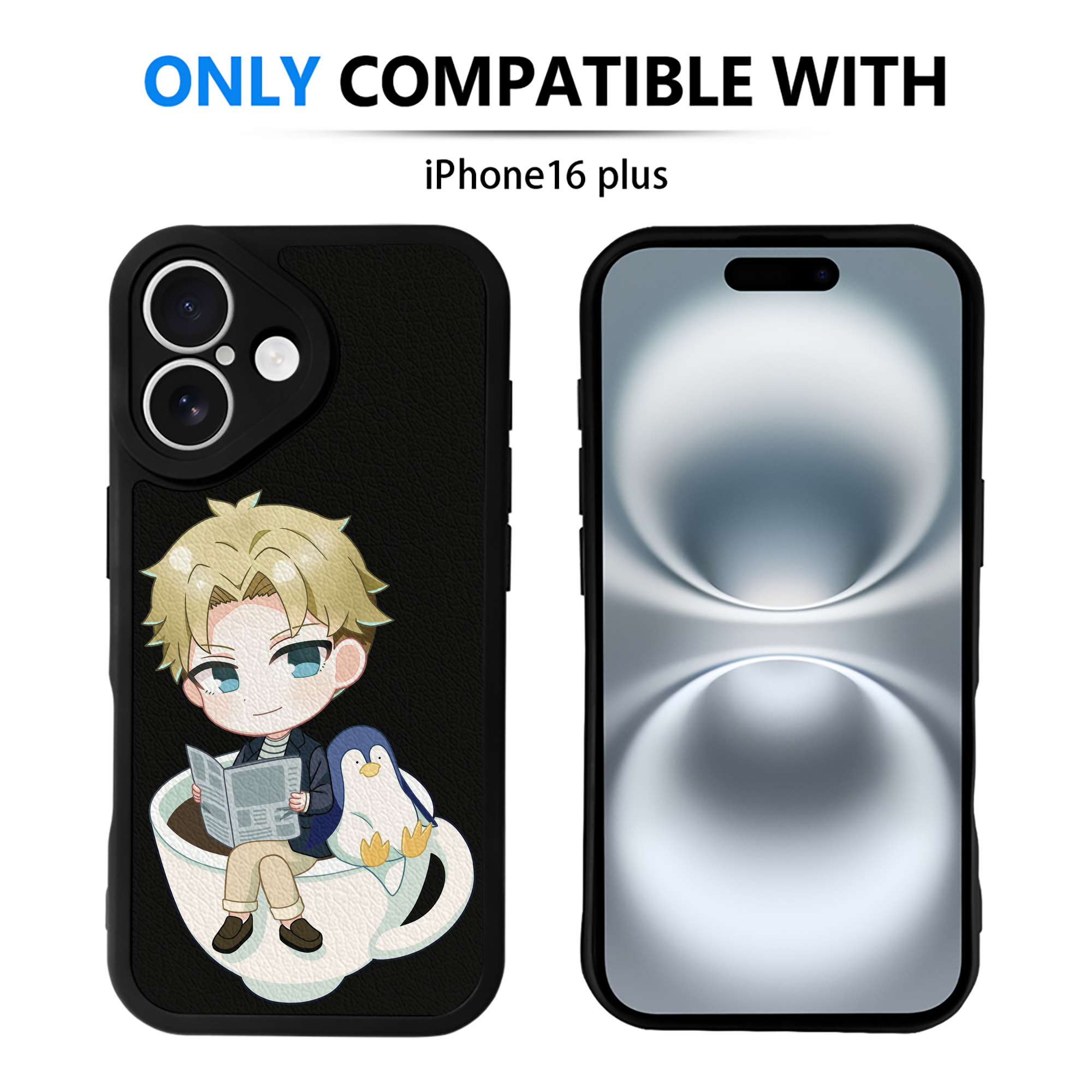 （画像用） SPY×FAMILY间谍家家酒 【iPhone 16シリーズ対応】シリコンスマホケース（レザー調） 材質：シリコン
